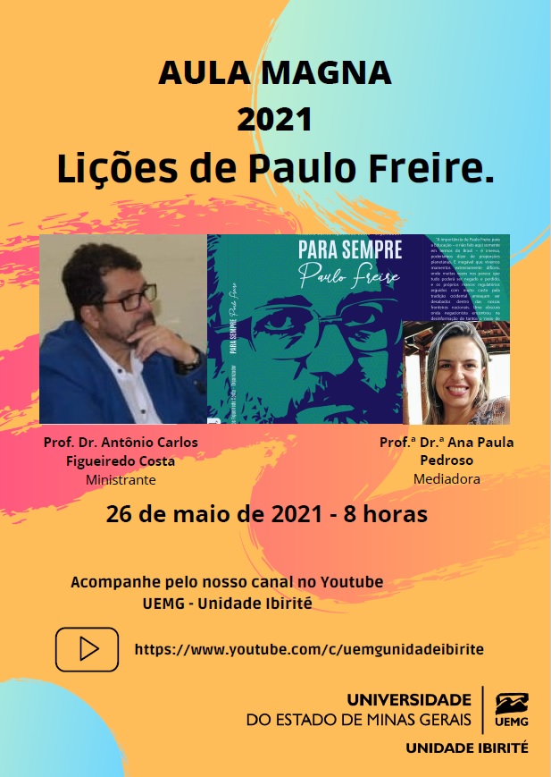 ibirite aula magna licoes paulo freire manha