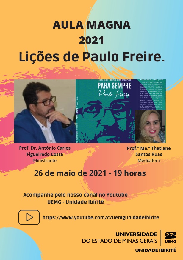 ibirite aula magna licoes paulo freire noite