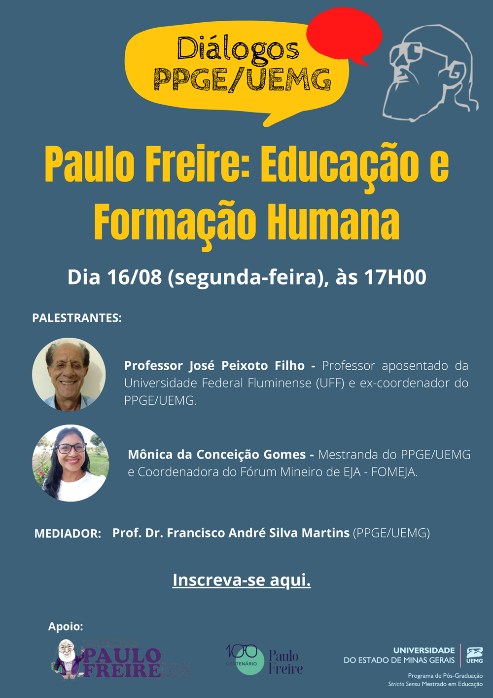 Diálogos Paulo Freire Educação e Formação Humana